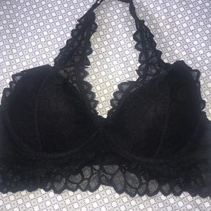 PINK halter bralette size small